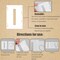 42PCS Interlocking Letter & Number Stencils Set – 3 Inch Reusable Alphabet, Numbers & Symbols Templates for Painting, Bullet Journal, Canvas, Wood Signs, Wall Art, Fabric & DIY Crafts